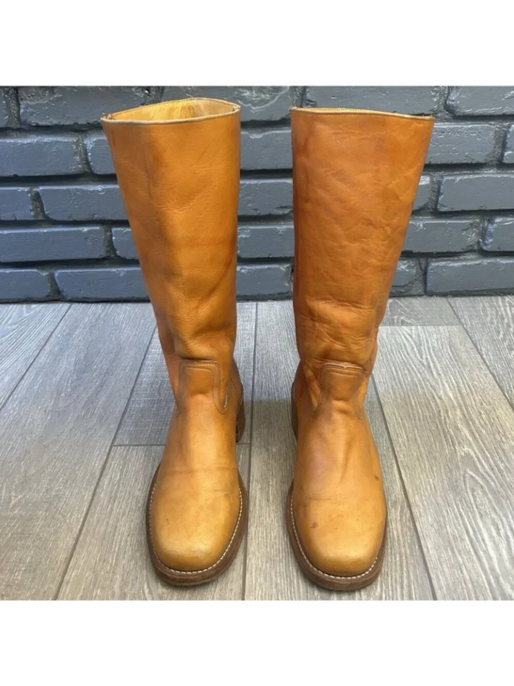 Frye White Label Tall Campus Boots Mens 10 M